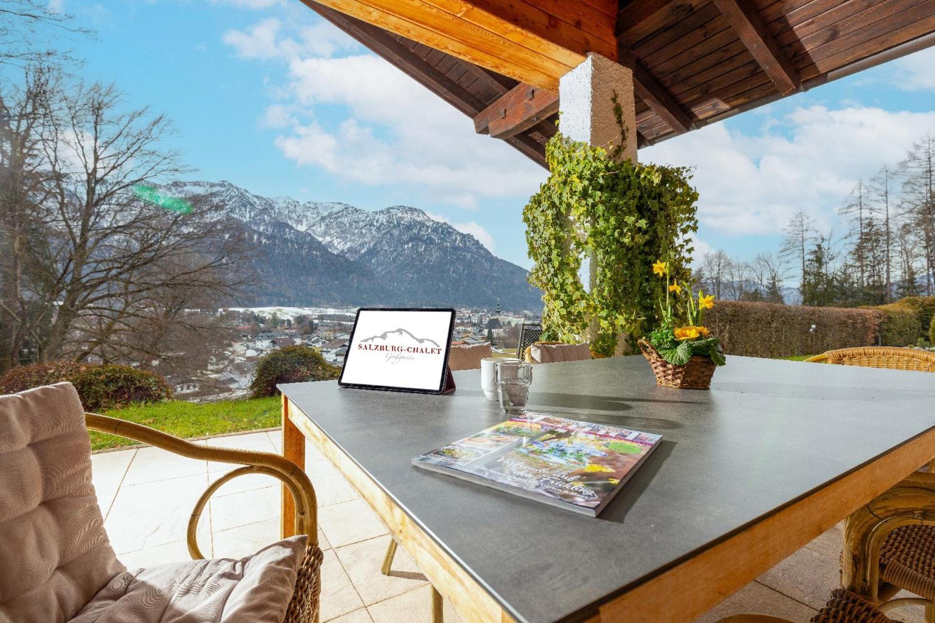 Luxus Ferienhaus Salzburg Chalet Mit Pool, Sauna, Whirlpool, Kamin Grossgmain Exterior photo