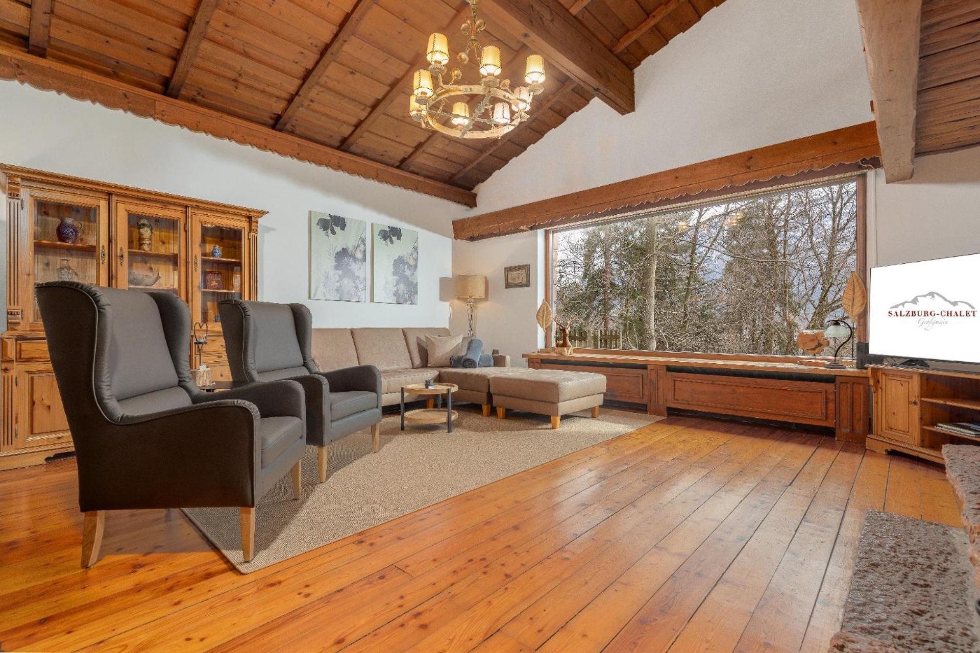 Luxus Ferienhaus Salzburg Chalet Mit Pool, Sauna, Whirlpool, Kamin Grossgmain Exterior photo